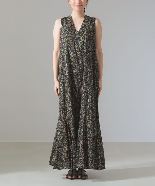 別注】MARIHA / 夏の月影 プリント ワンピース［手洗い可