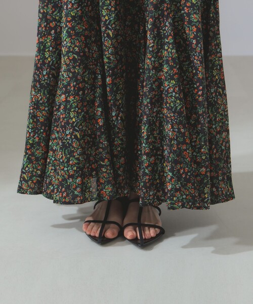 別注】MARIHA / 夏の月影 プリント ワンピース［手洗い可