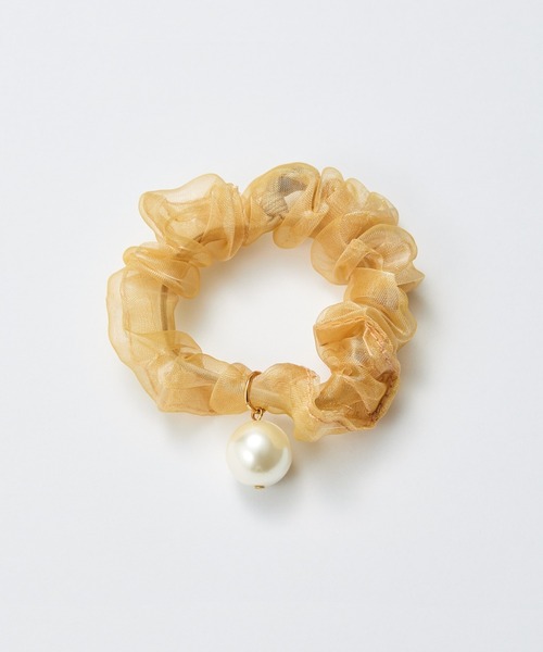 Phoebe（フィービィー）の「パールシュシュヘアブレス（シュシュ・レディース・イエロー/グレー/ブラック・FREE）」の17枚目の写真