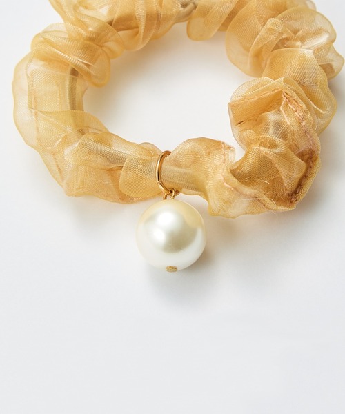 Phoebe（フィービィー）の「パールシュシュヘアブレス（シュシュ・レディース・イエロー/グレー/ブラック・FREE）」の16枚目の写真