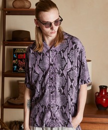 schott（ショット）の「Schott/ショット/RAYON SHIRT PYTHON/レーヨンシャツ パイソン（シャツ/ブラウス）」