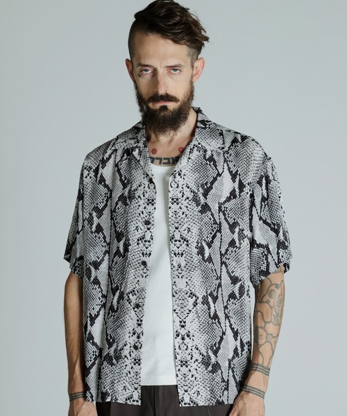schott レーヨンシャツ　M 値下げあり Schott/ショット/RAYON SHIRT PYTHON/レーヨンシャツ パイソン