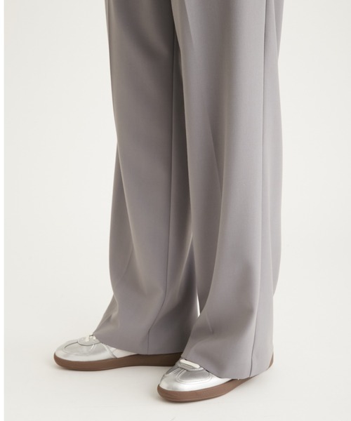 emmi（エミ）の「【10th】emmiロゴジャガードゴムタックパンツ（その他パンツ・レディース・グレー/ブラック/アイボリー・1/0）」の8枚目の写真