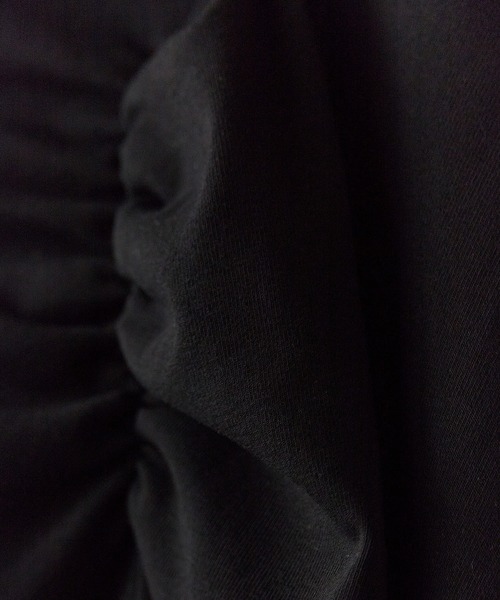 AO2(アオズ)の「▲Cuff Lace Front Gather Tops / 袖口レースフロントギャザートップス(Tシャツ/カットソー・レディース・グレー/ブラック/ホワイト・FREE)」の9枚目の写真