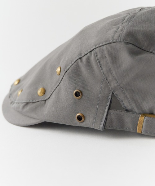 BLANK　（ブランク）の「Studs Hunting / スタッズハンチング帽（ハンチング/ベレー帽・レディース・グレー・FREE）」の8枚目の写真