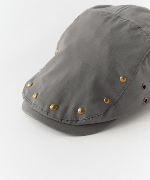 BLANK　（ブランク）の「Studs Hunting / スタッズハンチング帽（ハンチング/ベレー帽・レディース・グレー・FREE）」の7枚目の写真