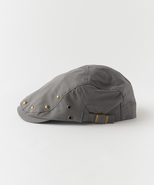 BLANK　（ブランク）の「Studs Hunting / スタッズハンチング帽（ハンチング/ベレー帽・レディース・グレー・FREE）」の13枚目の写真