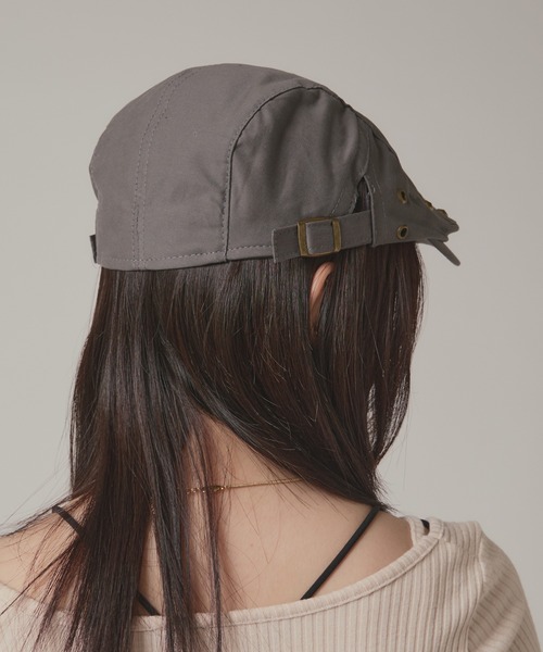 BLANK　（ブランク）の「Studs Hunting / スタッズハンチング帽（ハンチング/ベレー帽・レディース・グレー・FREE）」の6枚目の写真