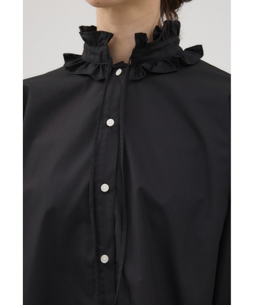 crie conforto（クリーコンフォルト）の「フリルスタンドカラーブラウス　秋服（シャツ/ブラウス・レディース・オフホワイト/ブラック/ライトブルー・FREE）」の13枚目の写真