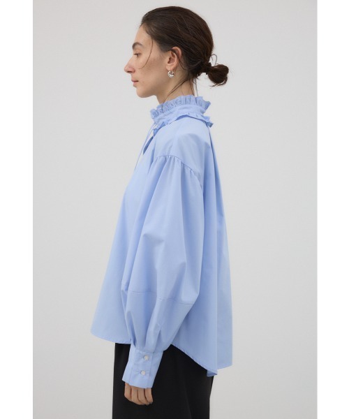 crie conforto（クリーコンフォルト）の「フリルスタンドカラーブラウス　秋服（シャツ/ブラウス・レディース・オフホワイト/ブラック/ライトブルー・FREE）」の22枚目の写真