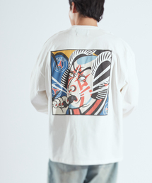 【NAO YOSHIHARA * PSG】 KABUKI Long sleeve T-shirt