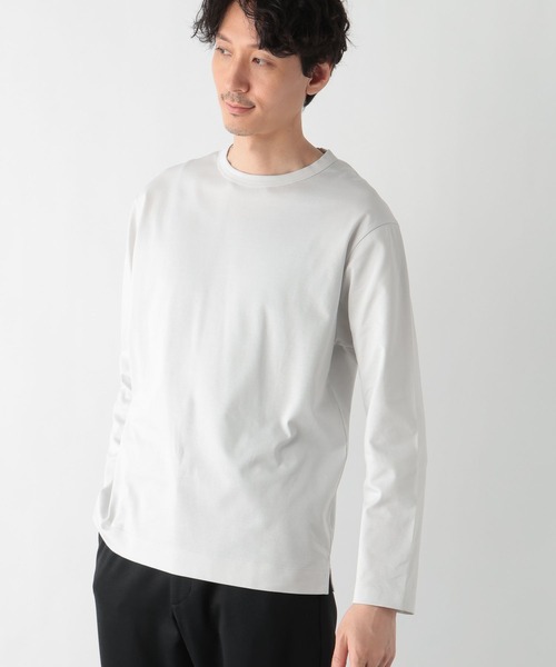 GLOBAL WORK（グローバルワーク）の「リッチクリーンTEE/長袖/147178（Tシャツ/カットソー・メンズ・オフホワイト/ライトグレー・SMALL/MEDIUM/LARGE/X-LARGE/3XL/XX-LARGE/X-SMALL）」の22枚目の写真