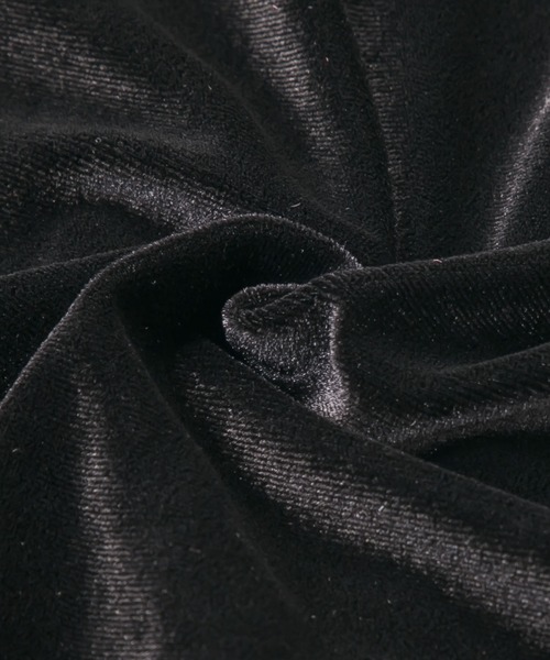 Diable baiser(ディアブルベーゼ)の「ビジューラインベロアジャージパンツ(その他パンツ・レディース・ブラック/ベビーピンク・M-L)」の12枚目の写真