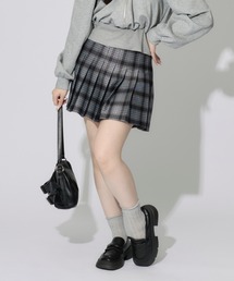 ALLuRing ChaRm | Check Pleated Mini Skirt / チェック柄プリーツミニスカート(スカート)