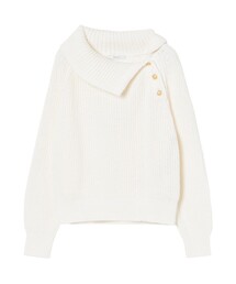 ANAYI | アシメカラーラグラン プルオーバー(ニット/セーター)