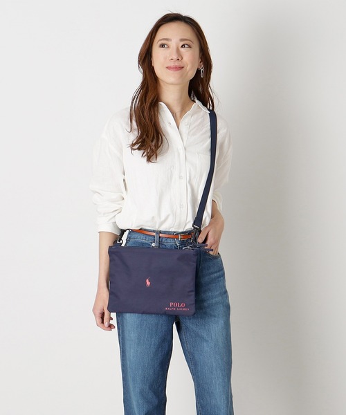 POLO RALPH LAUREN レインサコッシュ傘袋 カラーブロック 吸水