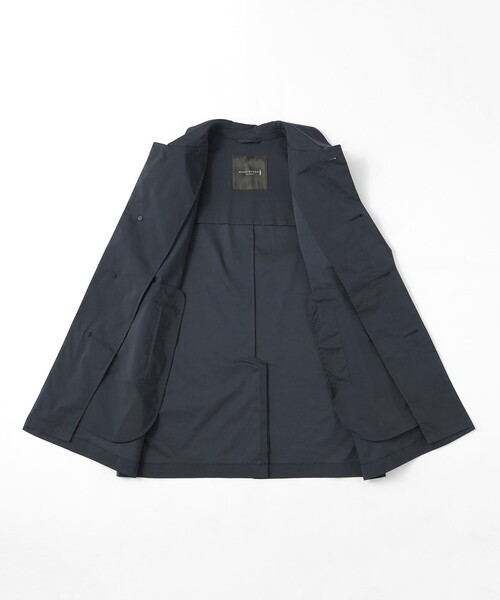 MACKINTOSH LONDON（マッキントッシュ ロンドン）の「【DUNFORD SHORT】ストレッチメモリーツイルステンカラーコート（ステンカラーコート・メンズ・ライトグレー/ネイビー・38/40/42）」の12枚目の写真