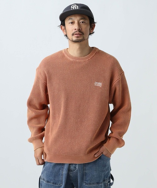 BAYFLOW（ベイフロー）の「フェードニットプルオーバー（ニット/セーター・メンズ・ブルー/チャコール/オレンジ・MEDIUM/LARGE）」の2枚目の写真