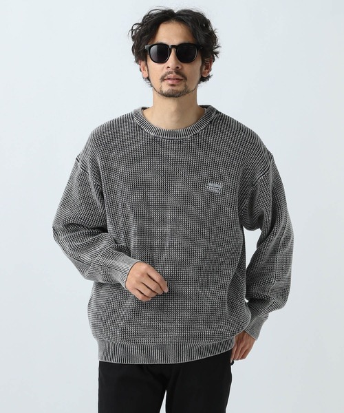 BAYFLOW（ベイフロー）の「フェードニットプルオーバー（ニット/セーター・メンズ・ブルー/チャコール/オレンジ・MEDIUM/LARGE）」の3枚目の写真