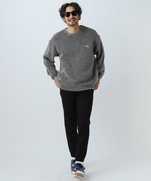 BAYFLOW（ベイフロー）の「フェードニットプルオーバー（ニット/セーター・メンズ・ブルー/チャコール/オレンジ・MEDIUM/LARGE）」の19枚目の写真