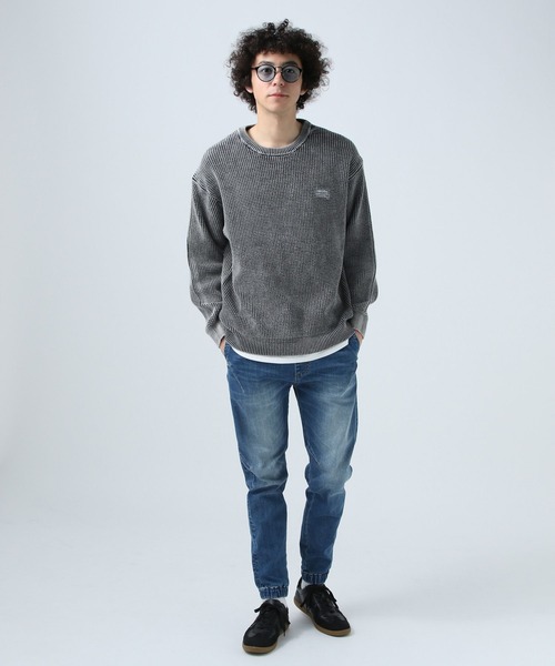 BAYFLOW（ベイフロー）の「フェードニットプルオーバー（ニット/セーター・メンズ・ブルー/チャコール/オレンジ・MEDIUM/LARGE）」の20枚目の写真