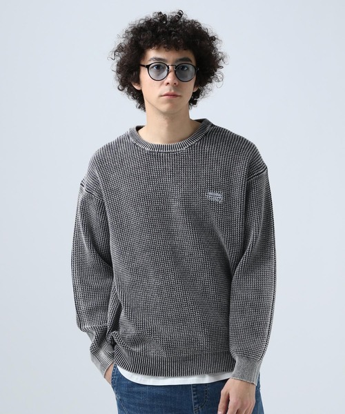 BAYFLOW（ベイフロー）の「フェードニットプルオーバー（ニット/セーター・メンズ・ブルー/チャコール/オレンジ・MEDIUM/LARGE）」の21枚目の写真