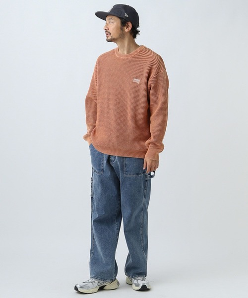 BAYFLOW（ベイフロー）の「フェードニットプルオーバー（ニット/セーター・メンズ・ブルー/チャコール/オレンジ・MEDIUM/LARGE）」の22枚目の写真