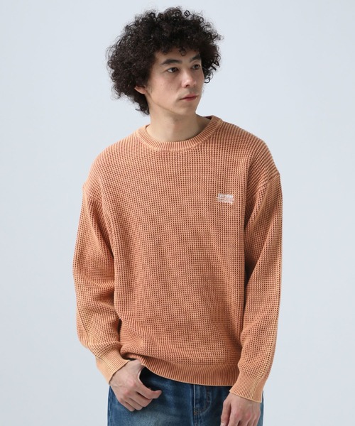 BAYFLOW（ベイフロー）の「フェードニットプルオーバー（ニット/セーター・メンズ・ブルー/チャコール/オレンジ・MEDIUM/LARGE）」の5枚目の写真