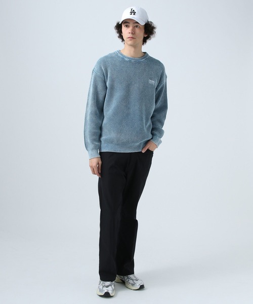 BAYFLOW（ベイフロー）の「フェードニットプルオーバー（ニット/セーター・メンズ・ブルー/チャコール/オレンジ・MEDIUM/LARGE）」の7枚目の写真