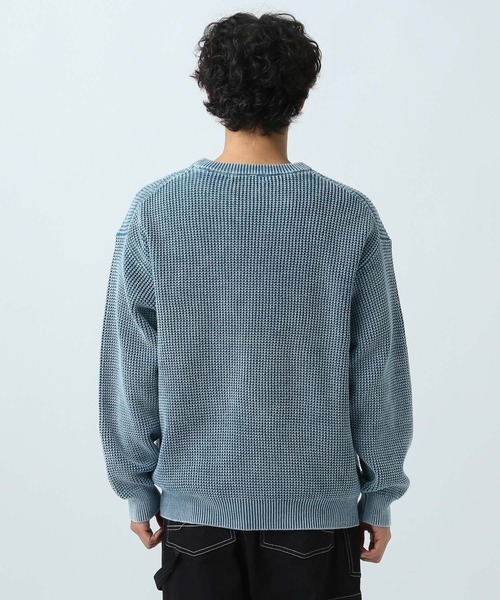 BAYFLOW（ベイフロー）の「フェードニットプルオーバー（ニット/セーター・メンズ・ブルー/チャコール/オレンジ・MEDIUM/LARGE）」の11枚目の写真