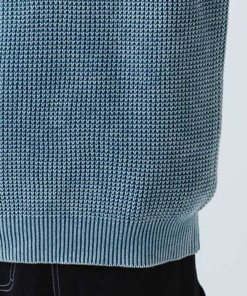 BAYFLOW（ベイフロー）の「フェードニットプルオーバー（ニット/セーター・メンズ・ブルー/チャコール/オレンジ・MEDIUM/LARGE）」の15枚目の写真