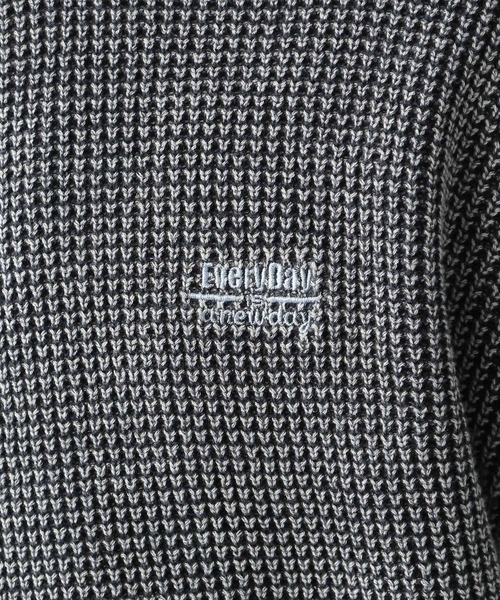 BAYFLOW（ベイフロー）の「フェードニットプルオーバー（ニット/セーター・メンズ・ブルー/チャコール/オレンジ・MEDIUM/LARGE）」の16枚目の写真