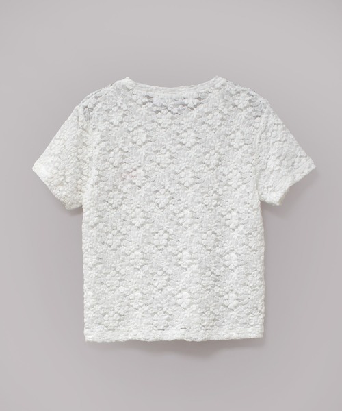 RNA(アールエヌエー)の「M2407 フラワージャガードT(Tシャツ/カットソー・レディース・ホワイト/ブラック/ライトイエロー・MEDIUM)」の7枚目の写真