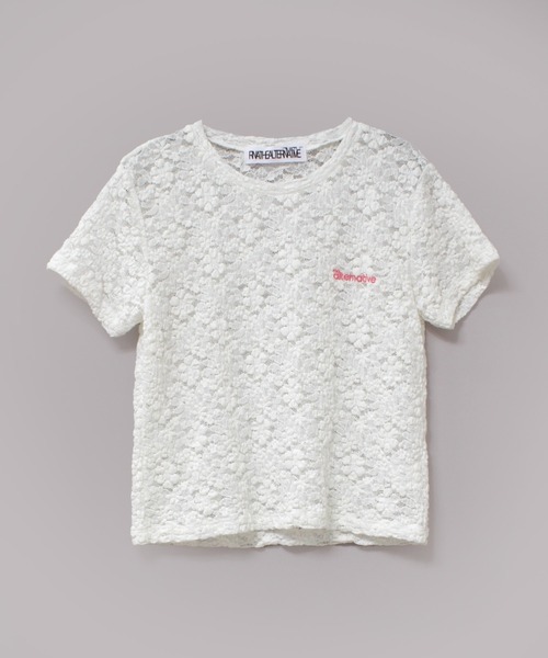 RNA(アールエヌエー)の「M2407 フラワージャガードT(Tシャツ/カットソー・レディース・ホワイト/ブラック/ライトイエロー・MEDIUM)」の6枚目の写真