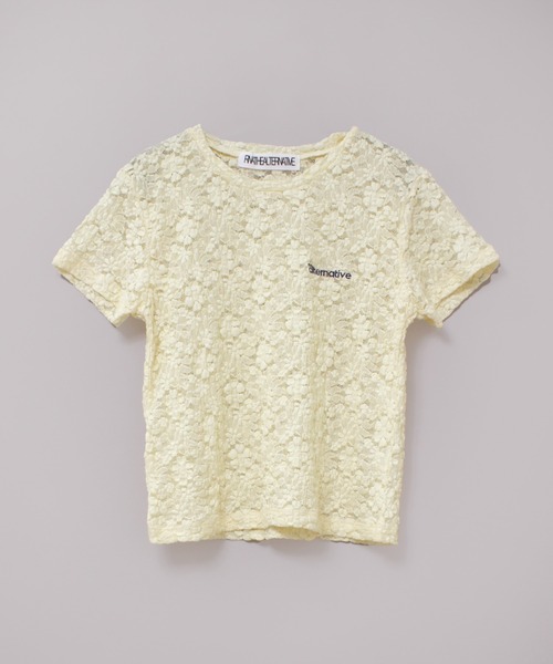 RNA(アールエヌエー)の「M2407 フラワージャガードT(Tシャツ/カットソー・レディース・ホワイト/ブラック/ライトイエロー・MEDIUM)」の19枚目の写真