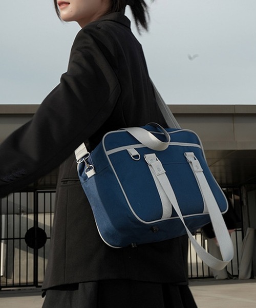 SVEC(シュベック)の「スクールバッグ(ショルダーバッグ・レディース・ブラック×ブラック/グレー/ネイビー/ブラック×グレー・FREE)」の13枚目の写真