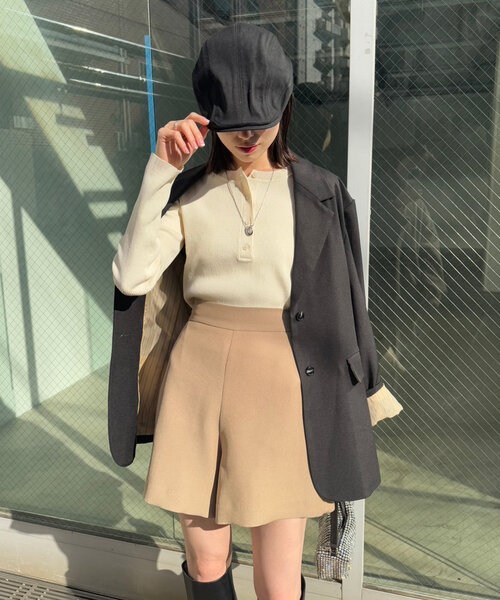mystic(ミスティック)の「ベーシックショートパンツ(その他パンツ・レディース・ブラック/ベージュ・1/2)」の18枚目の写真