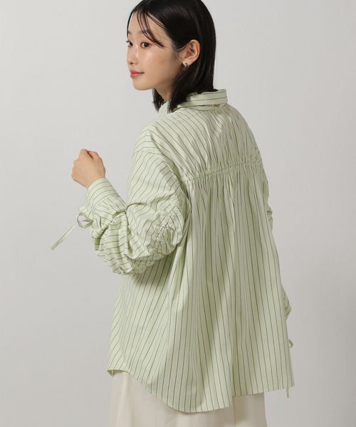 LAKOLE(ラコレ)の「袖シャーリングシャツ3 / 290748(シャツ/ブラウス・レディース・ベージュ/グリーン/ブルー・FREE)」の16枚目の写真