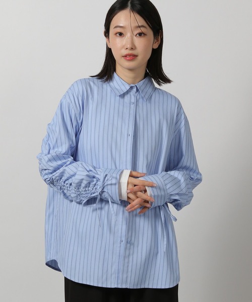 LAKOLE(ラコレ)の「袖シャーリングシャツ3 / 290748(シャツ/ブラウス・レディース・ベージュ/グリーン/ブルー・FREE)」の17枚目の写真