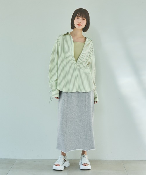 袖シャーリングシャツ3 / 290748（シャツ/ブラウス）｜LAKOLE（ラコレ