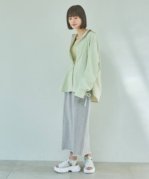 LAKOLE(ラコレ)の「袖シャーリングシャツ3 / 290748(シャツ/ブラウス・レディース・ベージュ/グリーン/ブルー・FREE)」の19枚目の写真