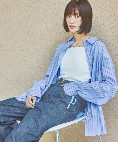 LAKOLE(ラコレ)の「袖シャーリングシャツ3 / 290748(シャツ/ブラウス・レディース・ベージュ/グリーン/ブルー・FREE)」の10枚目の写真