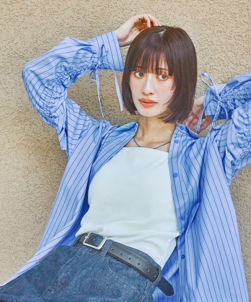 LAKOLE(ラコレ)の「袖シャーリングシャツ3 / 290748(シャツ/ブラウス・レディース・ベージュ/グリーン/ブルー・FREE)」の15枚目の写真