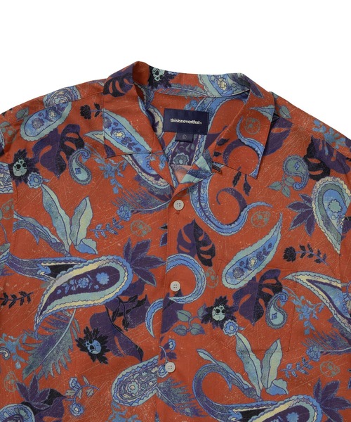 thisisneverthat（ディスイズネバーザット）の「Weird Paisley S/S Shirt（シャツ/ブラウス・メンズ・レッド/アイボリー/ネイビー・XL/L/M/S）」の11枚目の写真
