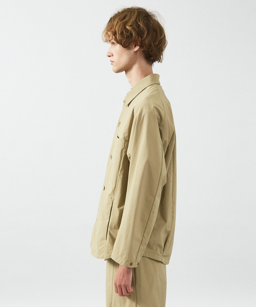 ABAHOUSE(アバハウス)の「【セットアップ対応】TUCK&DARTS シャツブルゾン / ドルマンスリーブ(シャツ/ブラウス・メンズ・ブラック/ベージュ・48/46)」の5枚目の写真