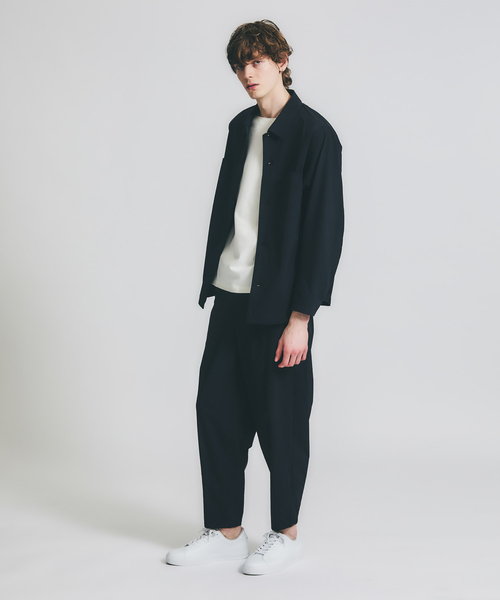 ABAHOUSE(アバハウス)の「【セットアップ対応】TUCK&DARTS シャツブルゾン / ドルマンスリーブ(シャツ/ブラウス・メンズ・ブラック/ベージュ・48/46)」の22枚目の写真