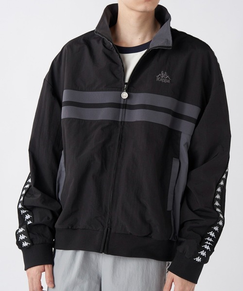 Kappa（カッパ）の「ナイロントラックジャケット (ユニセックス)（ナイロンジャケット・メンズ・ブラック/グリーン・MEDIUM/LARGE/X-LARGE）」の12枚目の写真