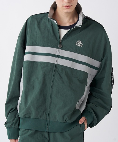 Kappa（カッパ）の「ナイロントラックジャケット (ユニセックス)（ナイロンジャケット・メンズ・ブラック/グリーン・MEDIUM/LARGE/X-LARGE）」の18枚目の写真