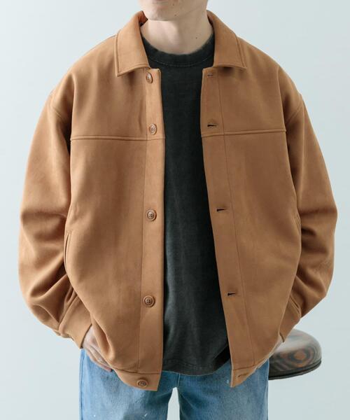 ITEMS URBANRESEARCH（アイテムズ アーバンリサーチ）の「F.S. ボタンアップJKT（その他アウター・メンズ・オフホワイト/ブラック/ライトブラウン・MEDIUM/LARGE）」の5枚目の写真