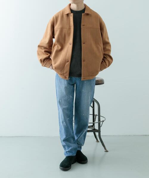 ITEMS URBANRESEARCH（アイテムズ アーバンリサーチ）の「F.S. ボタンアップJKT（その他アウター・メンズ・オフホワイト/ブラック/ライトブラウン・MEDIUM/LARGE）」の9枚目の写真